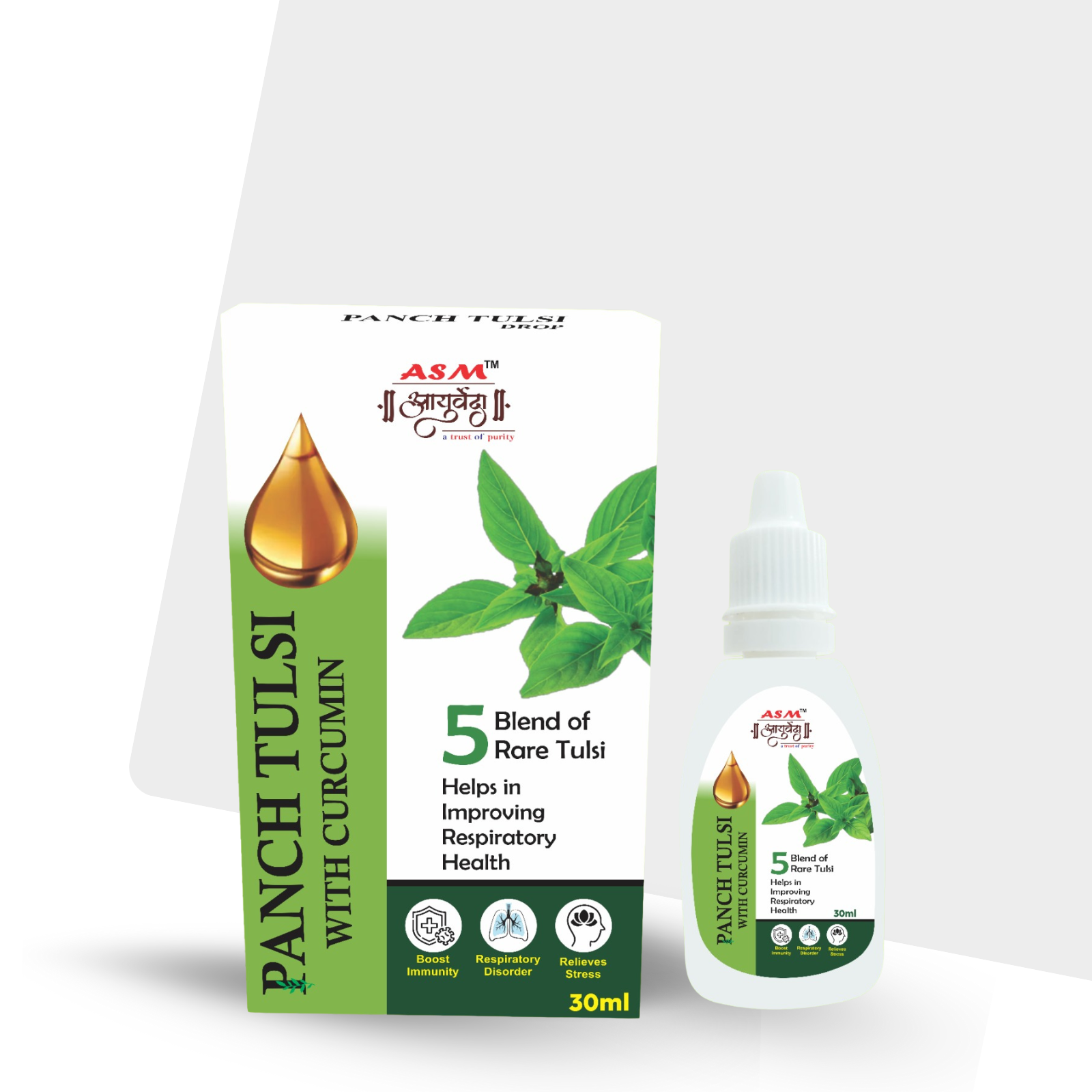 Panch Tulsi With Curcumin